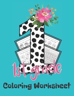Couverture_First Grade Coloring Worksheet