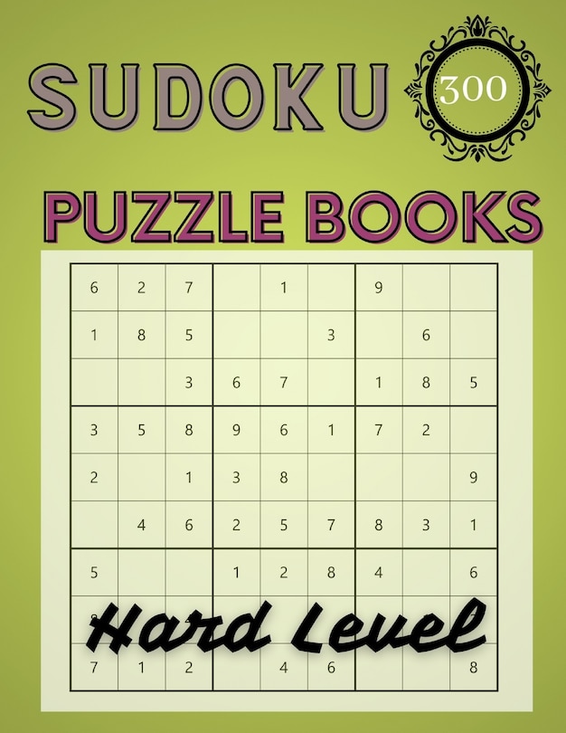 Couverture_Sudoku Puzzle Books Hard Level