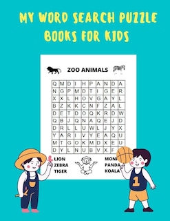 My Word Search Puzzle Books For Kids: word searches for Clever kids ages 6-8, Wordsearches For Second Grade, 60 Large Print Word Search Puzzles, Wordsearch kids activity workbooks