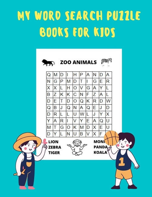 My Word Search Puzzle Books For Kids: word searches for Clever kids ages 6-8, Wordsearches For Second Grade, 60 Large Print Word Search Puzzles, Wordsearch kids activity workbooks