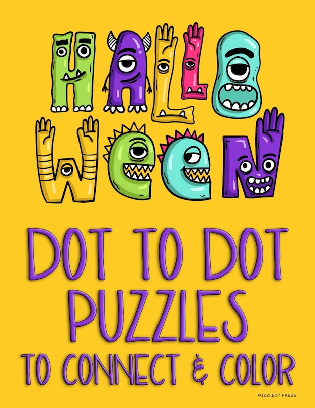 Couverture_Halloween Dot to Dot Puzzles to Connect & Color