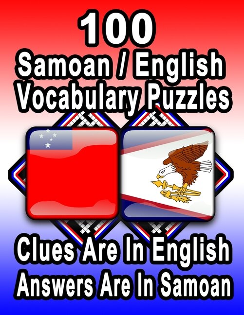 Front cover_100 Samoan/English Vocabulary Puzzles