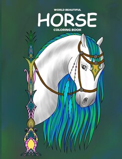 Couverture_World Beautiful Horse Coloring Book