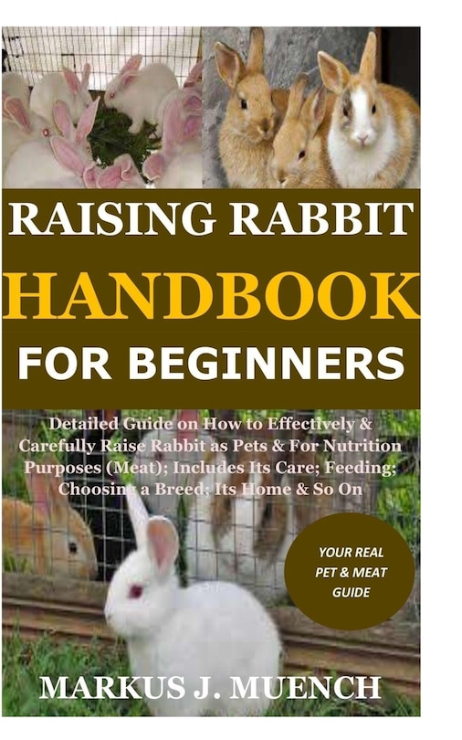 Front cover_Raising Rabbit Handbook for Beginners