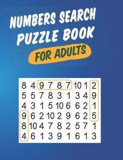 Couverture_Numbers Search Puzzle Book For Adults