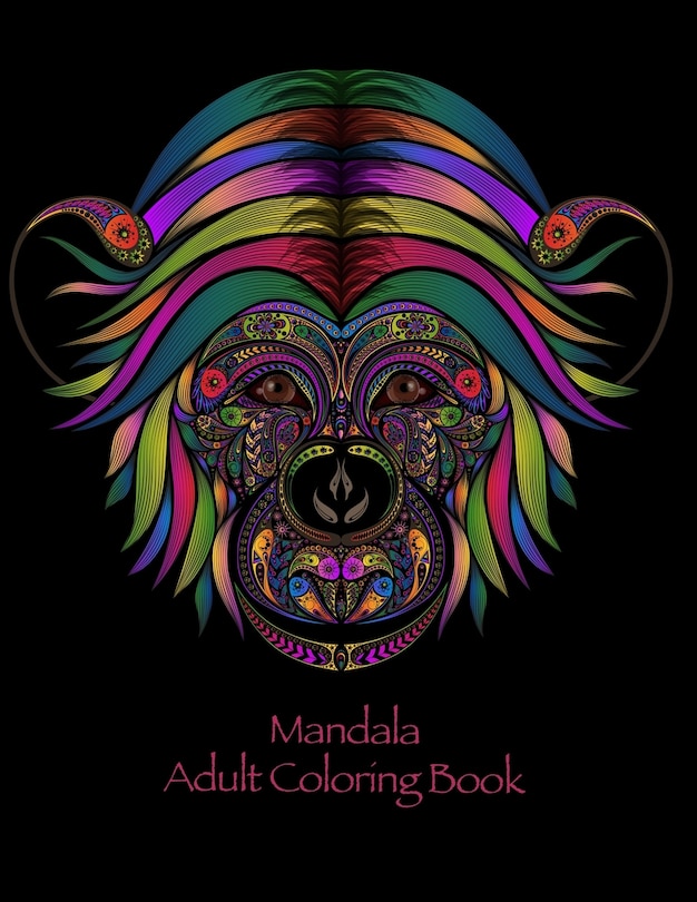 Front cover_Mandala Adult Coloring Book