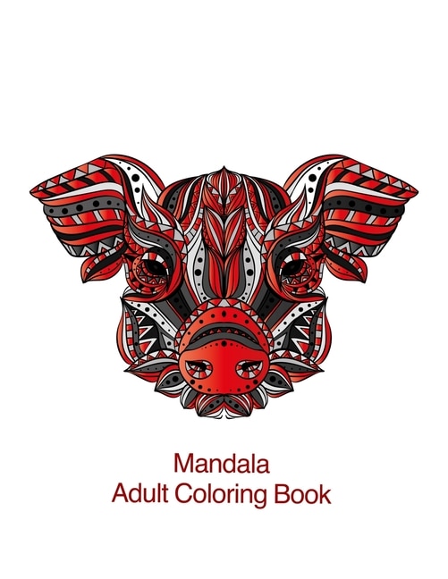 Front cover_Mandala Adult Coloring Book