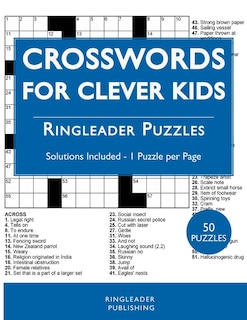 Couverture_Crosswords For Clever Kids