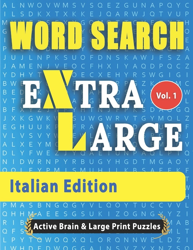 Couverture_WORD SEARCH Extra Large - Italian Edition