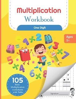 Front cover_Multiplication Workbook One Digit