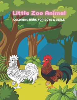 Couverture_Little Zoo Animal - Coloring Book For Boys & Girls