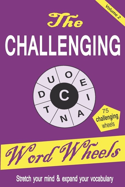 Front cover_The Challenging Word Wheels Volume 2