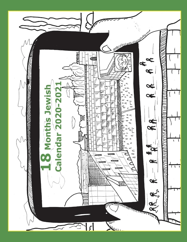 Front cover_18 Months Jewish Calendar 5781