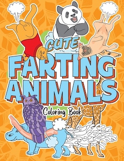 Front cover_Cute Farting Animals Coloring Book