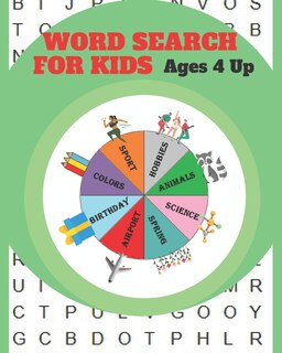 Couverture_Word Search for Kids for Ages 4 Up