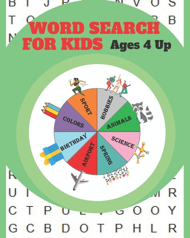 Couverture_Word Search for Kids for Ages 4 Up