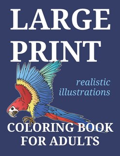 Couverture_Large Print Coloring Book For Adults