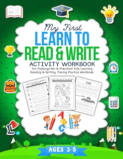 Front cover_My First Learn To Read & Write Activity Workbook