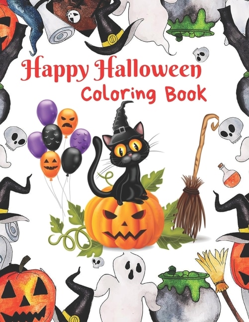 Front cover_Happy Halloween Coloring Book