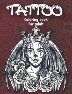 Couverture_Tattoo Coloring Book For Adults