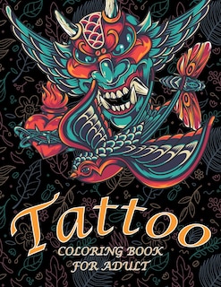 Front cover_Tattoo Coloring Book For Adults