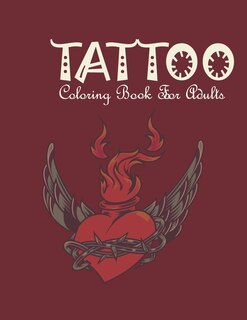 Front cover_Tattoo Coloring Book For Adults