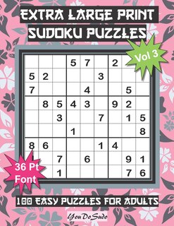 Front cover_Extra Large Print Sudoku Puzzles