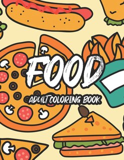 Front cover_Food Adult Coloring Book