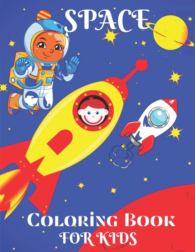 Front cover_Space Coloring Book For Kids