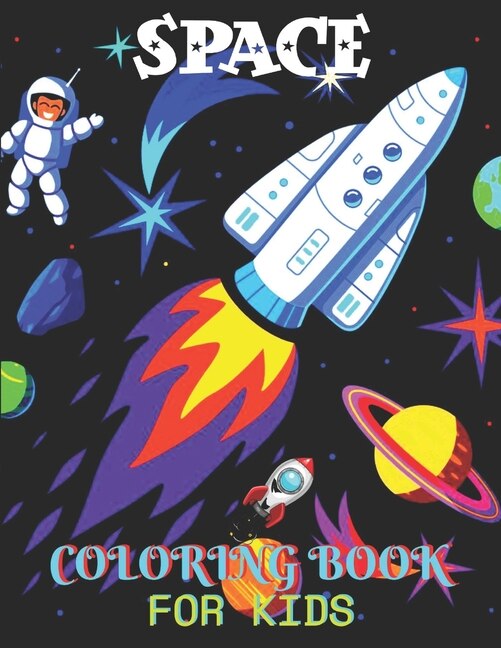 Front cover_Space Coloring Book For Kids