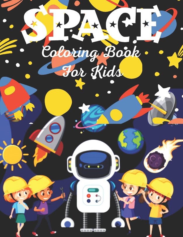 Couverture_Space Coloring Book For Kids