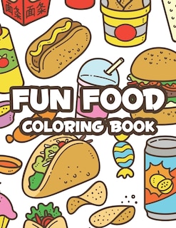 Front cover_Fun Food Coloring Book