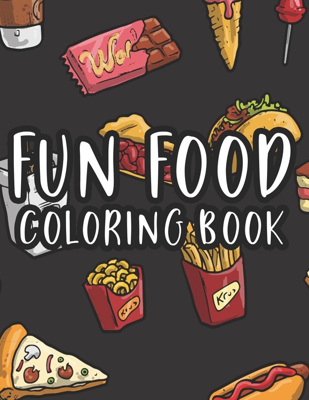 Couverture_Fun Food Coloring Book