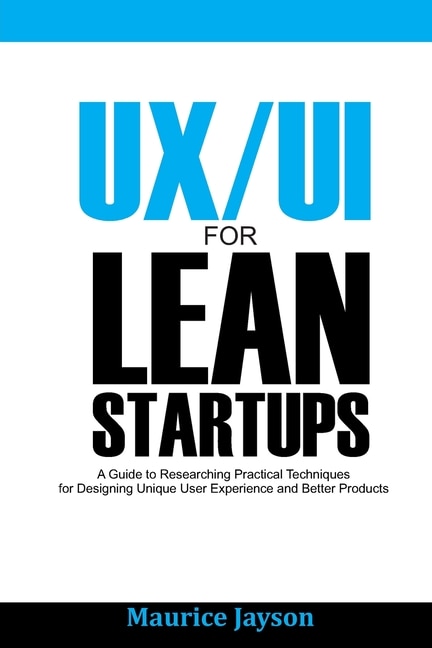 Front cover_UX/UI For Lean Startups