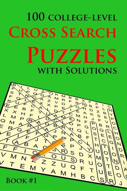 Couverture_100 College-level Cross Search Puzzles with solutions