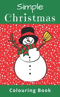 Front cover_Simple Christmas Colouring Book