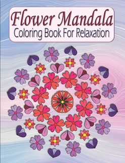 Front cover_Flower Mandala Coloring Book For Relaxation