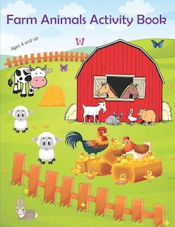 Front cover_Farm Animals Activity Book