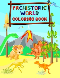 Couverture_Prehistoric World - Coloring Book