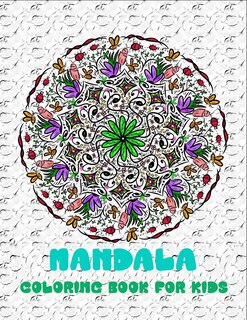 Front cover_Mandala coloring book for kids