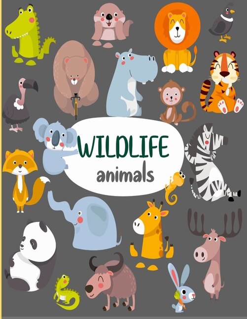 WIlDLIFE Animals: Coloring activity book for kids and toddlers age 3-8 (animals, bugs, insects and others), perfect size for small hands,160 pages
