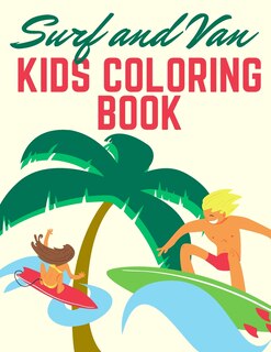 Front cover_Surf and Van kids coloring book