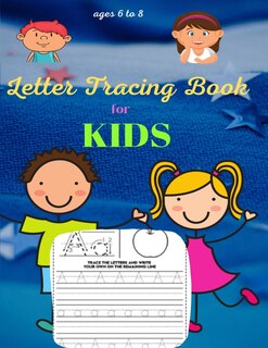 Couverture_Letter Tracing Book for Kids ages 6-8