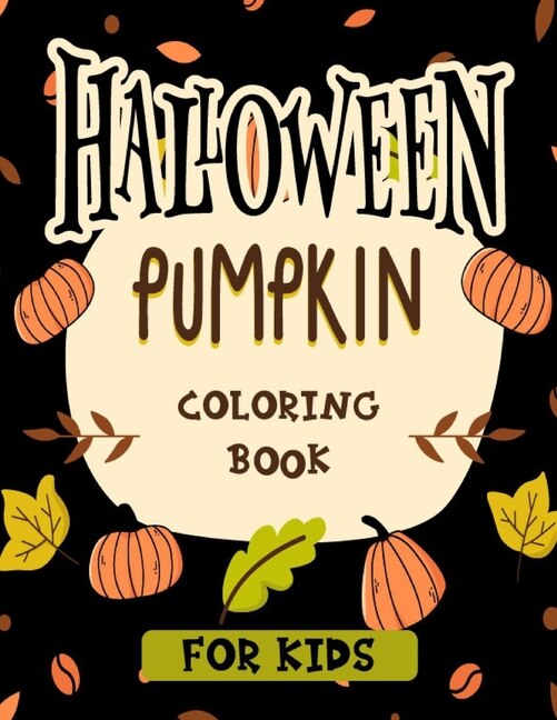 Front cover_Halloween pumpkin coloring book for kids