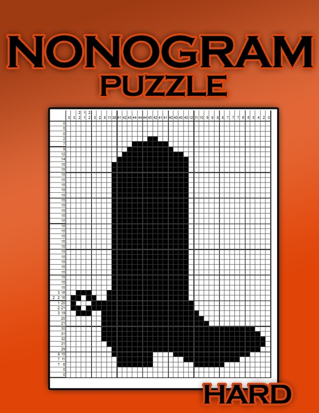 Nonogram Puzzle Hard Hanjie Puzzle Books For Adults, Picross Book