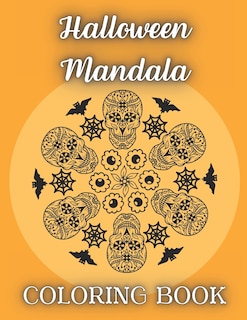 Front cover_Halloween Mandala Coloring Book