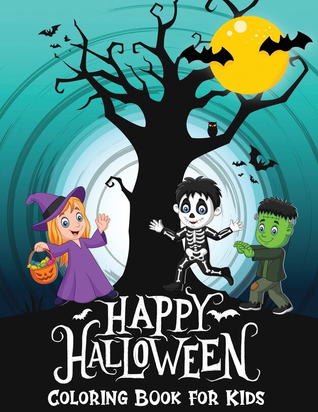 Couverture_Happy Halloween Coloring Book For Kids