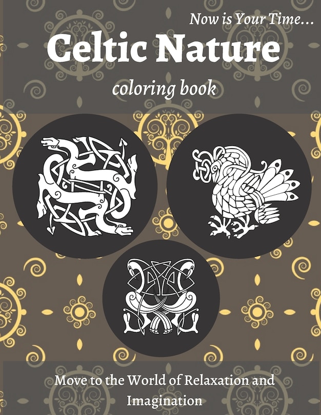 Front cover_Celtic Nature Coloring Book