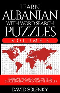 Couverture_Learn Albanian with Word Search Puzzles Volume 2