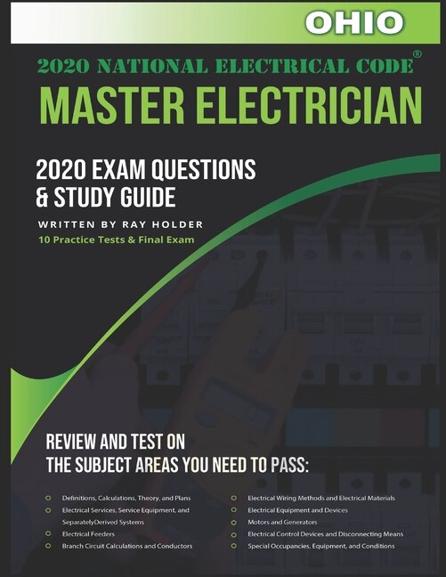 Front cover_Ohio 2020 Master Electrician Exam Study Guide and Questions